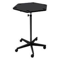Mesa de Acessórios Minag Preta para Tosa
