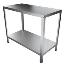 Mesa de Aço Inox com Três Níveis Ideal para Hospital, Restaurante e Laboratório