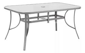 Mesa De Aço Para Jardim Importada - 71x90x150 Cm - 6 Lugares Mesa De Aço Para Jardim Importada - 71x90x150 Cm - 6 Lugares