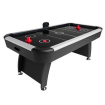 Mesa De Aero Air Hockey Game Ahead Sports Profissional Preto e Branco Com Placar Mesa De Aero Air Hockey Game Ahead Sports Profissional Preto e Branco Com Placar