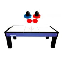 MESA DE AERO HOCKEY AZUL + 2 Rebatedores e 2 Discos - MODELO 1045 KLOPF
