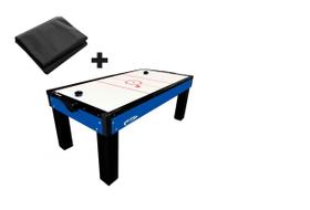 MESA DE AERO HOCKEY COM KIT 2 Rebatedores, 2 Discos Klopf 1045 + CAPA