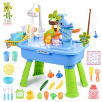 Mesa de Água HUASHILUO Brinquedo Infantil com Bomba Elétrica Mesa de Água HUASHILUO Brinquedo Infantil com Bomba Elétrica