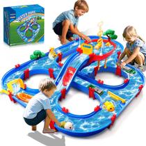Mesa de Água Infantil TERRAMUS de Dois Níveis com 100 Peças