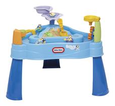 Mesa de água Little Tikes Bluey com 6 acessórios, Bluey Active Play, para meninos e meninas de 1 a 6 anos