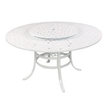 Mesa de Alumínio Fundido Modelo Giratório Havana