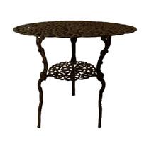 Mesa de Alumínio Fundido Modelo Viena 80cm Área Externa e Interna