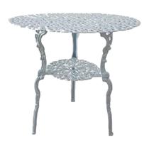 Mesa de Alumínio Fundido Modelo Viena 80cm para Área Externa e Interna