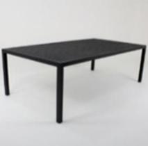 Mesa de Alumínio Tampo Ripado 1,2m