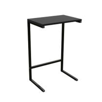 Mesa de apoio 45x30x69cm preto delin - Dicarlo