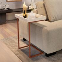 Mesa de Apoio 4774 Moderna Moderna - Pérola Bronze