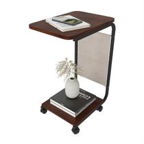 Mesa De Apoio Canto Cama Sala Quarto Oficce 40Cm