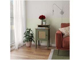 Mesa de Apoio Charlotte Menta com Carvalho Artely