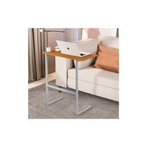 Mesa de apoio de Notebook Thor para sala - Cinza com Nature