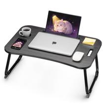 Mesa de apoio dobrável portátil para cama Ruxury, preta Mesa de apoio dobrável portátil para cama Ruxury, preta