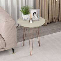 Mesa de Apoio Evolution Off White - Patrimar Móveis Mesa de Apoio Evolution Off White - Patrimar Móveis