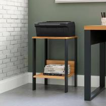 Mesa de Apoio Industrial 100% MDF 40x60cm Freijó Preto Pradel Mesa de Apoio Industrial 100% MDF 40x60cm Freijó Preto Pradel