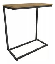 Mesa De Apoio Industrial Kappesberg Li025 Freijó/preto Fosco LI025