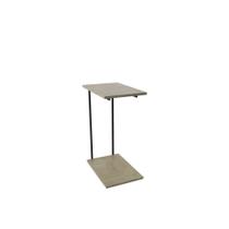 mesa de apoio iron artesanal c/ preto fosco