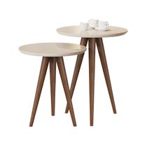 Mesa de Apoio JB 8003 Luxo Off White - Moveis JB