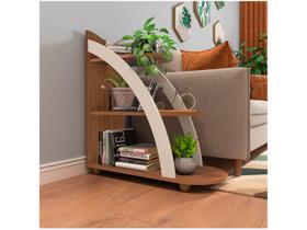 Mesa de Apoio Lateral Andes com 3 Prateleiras