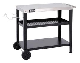 Mesa De Apoio Lateral Externa Churrasqueira Com Rodas