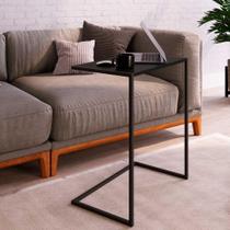 Mesa de Apoio Lateral Industrial Com Estrutura em Aço 67 cm Mesa de Apoio Lateral Industrial Com Estrutura em Aço 67 cm