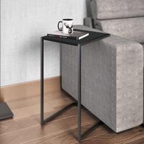 Mesa de Apoio Lateral Industrial - Preto