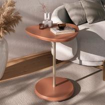 Mesa de Apoio Lateral Oval Bel - 100% MDF Mesa de Apoio Lateral Oval Bel - 100% MDF