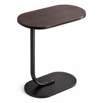 Mesa de Apoio para Sofá com Estrutura em Ferro e Tampo MDF Design Moderno