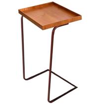 Mesa de Apoio Slim Sem Vidro Rj Decor Cor Amadeirado Mesa de Apoio Slim Sem Vidro Rj Decor Cor Amadeirado
