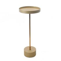 Mesa De Apoio Valentin Baixa Champagne/Dourado- Lumi Mesa De Apoio Valentin Baixa Champagne/Dourado- Lumi