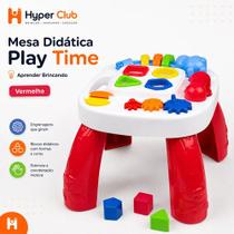 Mesa de Atividade Play Time Infantil Didática Playtable Interativa - Verde