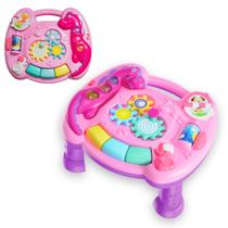 Mesa de Atividades Bebê Musical 3 em 1 Berço Carro e Chão Infantil Atentu