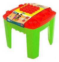 Mesa De Atividades Blocolândia Educativa Verde 24peças Mesa De Atividades Blocolândia Educativa Verde 24peças