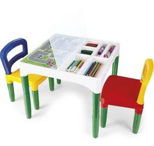 Mesa De Atividades Infantil Mesinha Didática Com Cadeiras - Poliplac