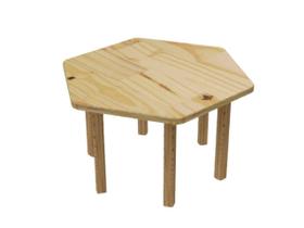 Mesa de atividades sextavada Mesa de atividades sextavada