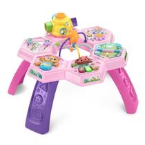 Mesa de Atividades VTech Buzz and Learn com Sete Zonas Interativas de Brincar, Rosa