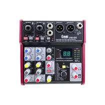 Mesa de audio 02 canais onepro um-66 Mesa de audio 02 canais onepro um-66