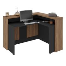 Mesa de Balcão Retangular Y37BA630 Moderno sem Gavetas MDP 135CM Preto Artany Mesa de Balcão Retangular Y37BA630 Moderno sem Gavetas MDP 135CM Preto Artany
