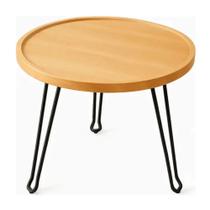 Mesa de Bambu Redonda Dobrável 44 x48cm - FWB Mesa de Bambu Redonda Dobrável 44 x48cm - FWB