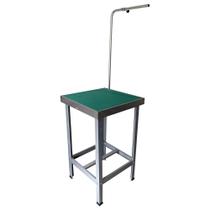 Mesa de Banho e Tosa Inox AlcaPet 55X55 cm Verde APIS-11P