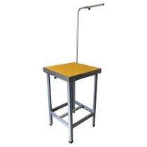 Mesa de Banho e Tosa Inox AlcaPet 55X55cm Amarelo APIS-11P