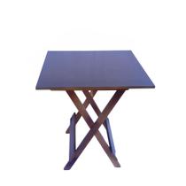 Mesa de Bar Dobrável 70x70 em Madeira Mel
