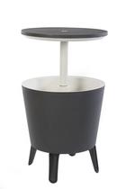 Mesa de Bar Exterior Moderna Keter con Enfriador para Cerveza y Vino Mesa de Bar Exterior Moderna Keter con Enfriador para Cerveza y Vino