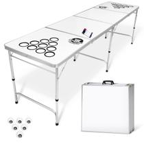 Mesa de Beer Pong portátil GoPong 244x61x70cm 11 kg Mesa de Beer Pong portátil GoPong 244x61x70cm 11 kg