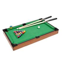 Mesa De Bilhar Mini Sinuca Pequena Infantil de Madeira 70cm