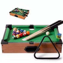 Mesa de Bilhar Portátil - Inclui Taco, Bolas e Triângulo para Jogos Práticos!