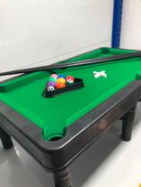 Mesa De Bilhar Snooker Sinuca Brinquedo Premium Com Tacos E Bolas