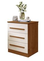 Mesa de Cabeceira 03 Gavetas Império Benetil